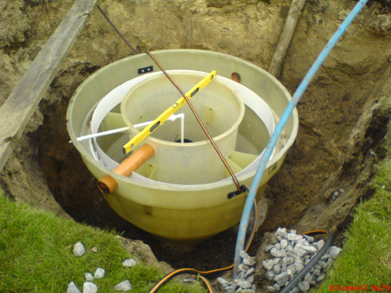 Установка локальной канализации для частного дома