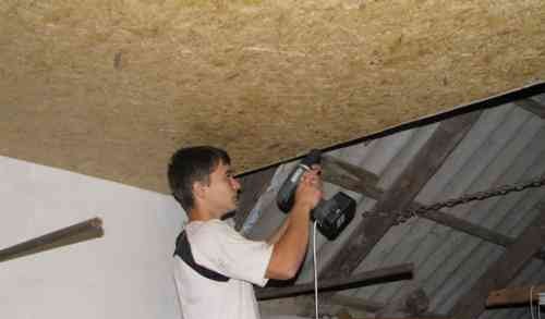 Чем лучше обшить потолок в гараже, рекомендации, недорогие варианты