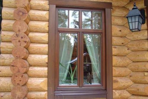 Деревянные окна из евробруса, клееный профиль «Евробрус»