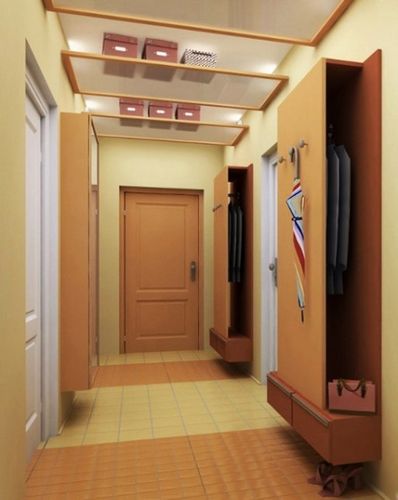 Дизайн длинного коридора (51 фото): идеи и решения в интерьере по обустройству широкого коридора в трехкомнатной квартире