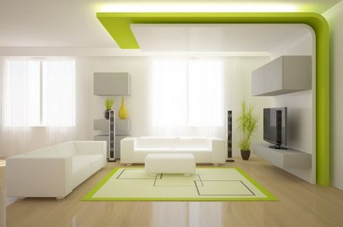 Дизайн потолков из гипсокартона в гостиной, фото и варианты оформления