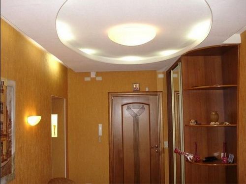 Дизайн потолков из гипсокартона в коридоре, фото и варианты оформления