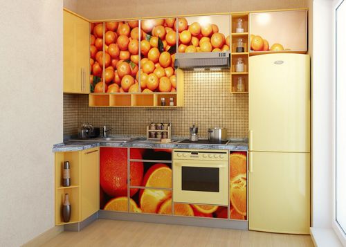 Фотообои для кухни:  (125 фото). Дизайн кухни с фотообоями - ЭтотДом
