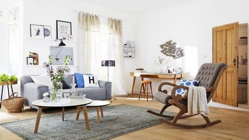 Гостиная в скандинавском стиле: кухня, фото в интерьере, мебель Икеа для маленькой спальни, дизайн с камином