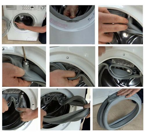 Как поменять резинку на стиральной машине: снять с барабана, замена манжеты люка LG, уплотнительная резинка, видео