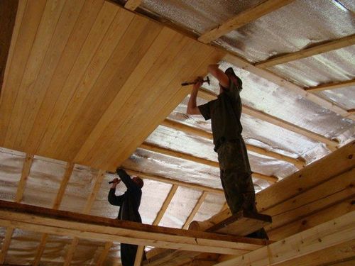 Как сделать деревянный потолок