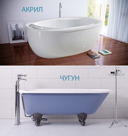 Как выбрать ванну: какая лучше по виду материала и форме