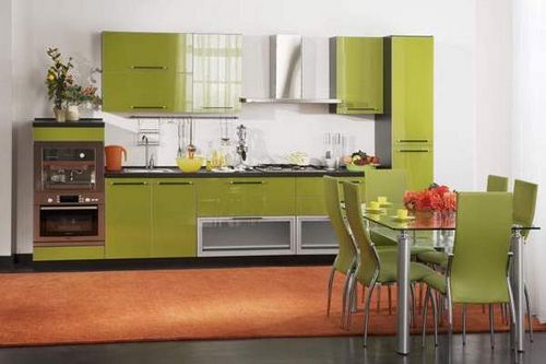Кухня цвета лайм: фото интерьеров и совету по дизайну