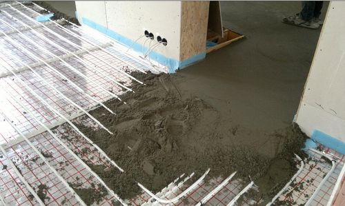 Теплый пол в стяжку: укладка и толщина, электрический своими руками, технология пирога по бетону и как укладывать