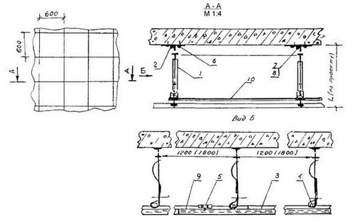 ВСН 28-95. Инструкция по технологии монтажа и отделке подвесных потолков индустриальными методами