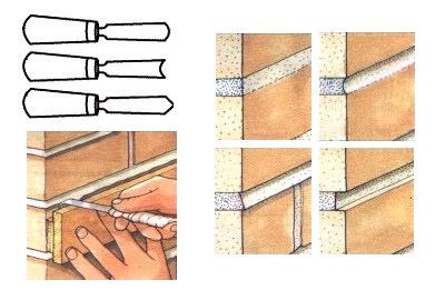 Расшивка швов кирпичной кладки своими руками: технология работ, виды смесей
