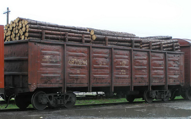 Железнодорожная перевозка круглых лесоматериалов