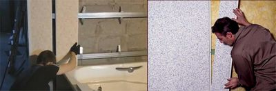 Как сделать ремонт санузла своими руками: фото инструкции по укладке плитки и отделке санузла пластиковыми панелями, примеры ремонта совмещенных ванных комнат