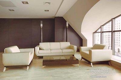 Так может выглядеть комната отдыха с использованием перегородок NAYADA-Tempo