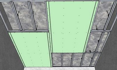 Подвесной потолок из гипсокартона своими руками - пошаговая инструкция!