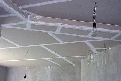 Подвесной потолок из гипсокартона своими руками - пошаговая инструкция!