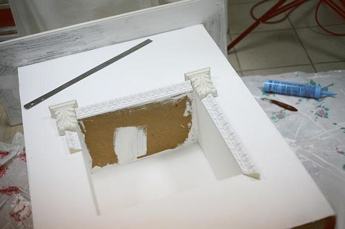 Камин из коробок своими руками: пошаговая инструкция с фото (камин, коробка, картон) Камин из коробок своими руками: пошаговая инструкция с фото