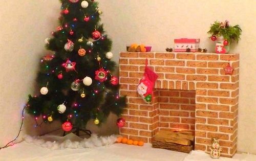 Камин из коробок своими руками: пошаговая инструкция с фото (камин, коробка, картон) Камин из коробок своими руками: пошаговая инструкция с фото