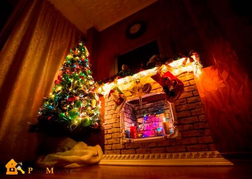 Камин из коробок своими руками: пошаговая инструкция с фото (камин, коробка, картон) Камин из коробок своими руками: пошаговая инструкция с фото