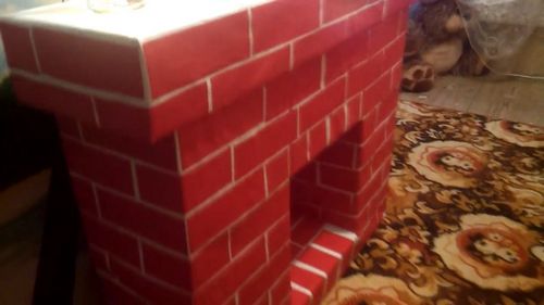 Камин из коробок своими руками: пошаговая инструкция с фото (камин, коробка, картон) Камин из коробок своими руками: пошаговая инструкция с фото