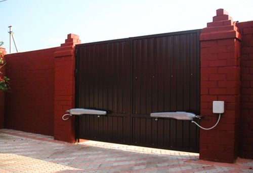 Распашные ворота своими руками: чертежи, схемы, эскизы, конструкция (створка, профиль) Распашные ворота своими руками: чертежи, схемы, эскизы, конструкция