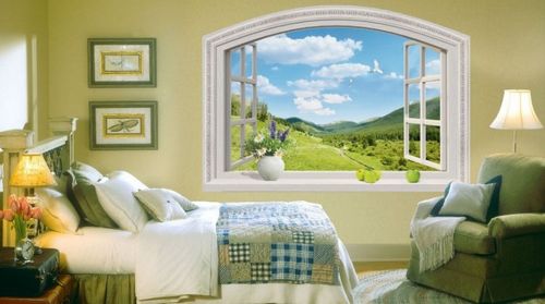 3D обои в спальню (69 фото): фотообои на стену над кроватью, дизайн спальни с 3D цветами, розами