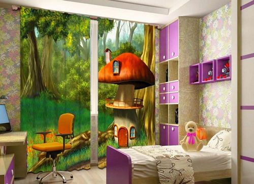 3д шторы: фото, с фотопечатью с эффектом 3d, 3 метра, гостиная, ванная, с рисунком, модель для кухни, детские, для спальни, дизайн, видео