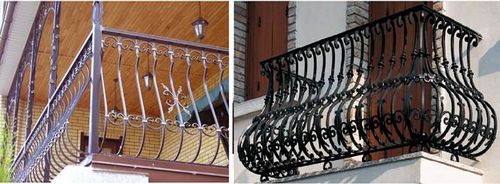 Балконные ограждения металлические: деревянные перила на балкон