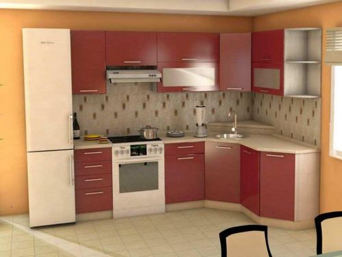 Бордовые кухни: фото, цвет белый с другими, дизайн в интерьере, серая столешница, тона, черные стены и фартук, угловые кухни, видео