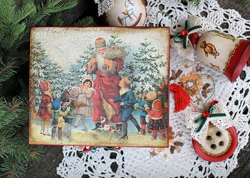 Декупаж шампанского, бокалов, тарелок, на Новый год 2018 своими руками (бутылка, краска) Декупаж шампанского, бокалов, тарелок, на Новый год 2018 своими руками