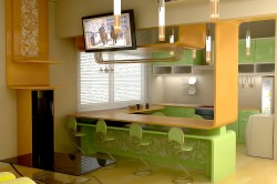 Дизайн барных стоек для кухни маленькой и просторной (фото и видео)