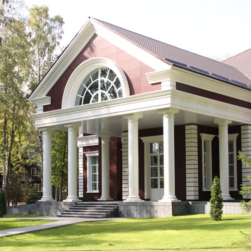 Фасадная лепнина своими руками.