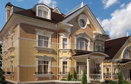 Фасадная лепнина своими руками.