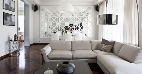 Идеи для гостиной (69 фото): оформление интерьера маленькой комнаты, красивые залы в квартире в современном стиле