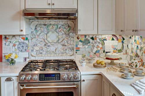 Красивый фартук для кухни (74 фото): оригинальный дизайн кухонного фартука с дельфинами, травой и природой