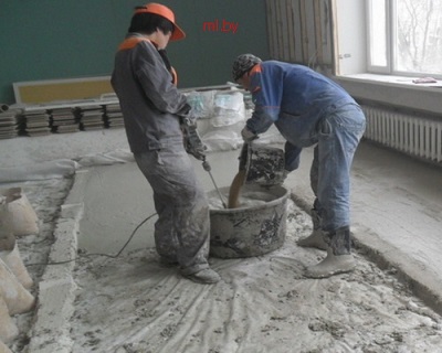 Расход цемента на 1 м2 стяжки: расчет пропорции песка и сухой смеси для пола, цементная стяжка - сколько нужно материалов на 1 м2