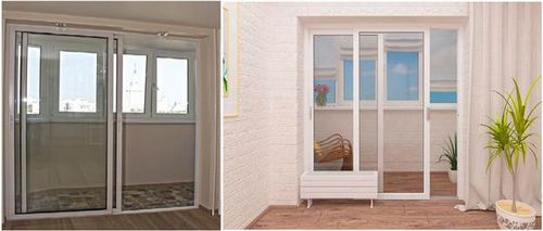 Раздвижные балконные двери: пластиковые и стеклянные двери для балкона