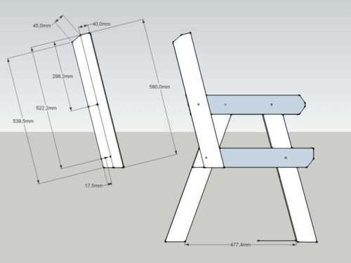 Садовая скамейка для дачи своими руками: чертежи, размеры, фото. Технология изготовления садовой скамейки для дачи своими руками