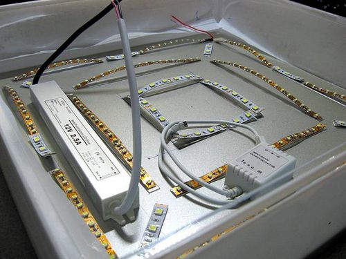 Схема подключения светодиодной ленты 220 В к сети своими руками