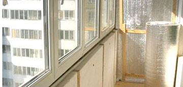 Советы по внутреннему утеплению балконов и лоджий