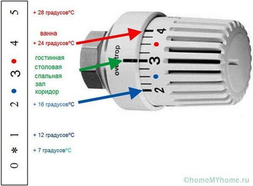 Термоголовка для радиатора отопления: выбор и настройка