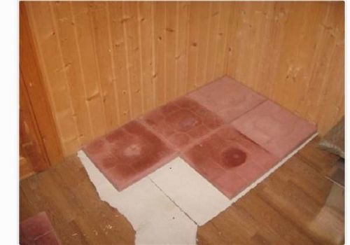 Установка печи в бане на деревянный пол: пошаговая инструкция