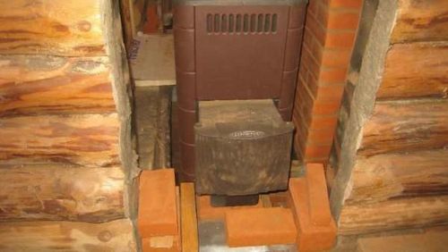 Установка печи в бане на деревянный пол: пошаговая инструкция