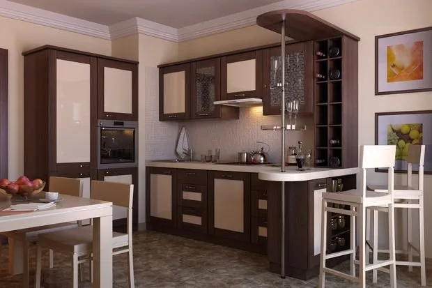 На фото: Гостиная в провансальском и деревенском стиле, Кухня и столовая, Внутренняя отделка