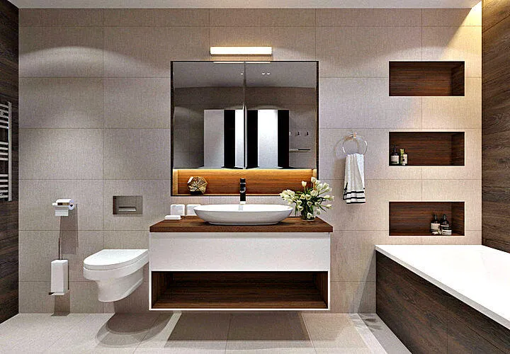Современный дизайн ванной комнаты ...
