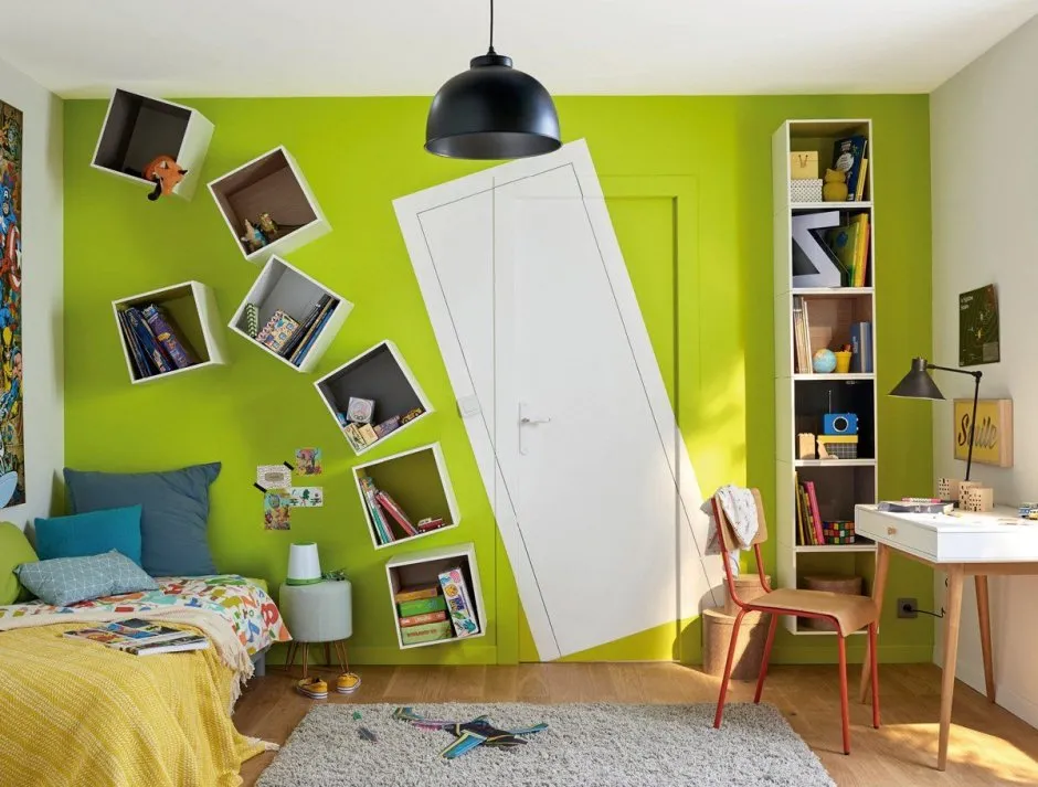 Оригинальная покраска детской комнаты
